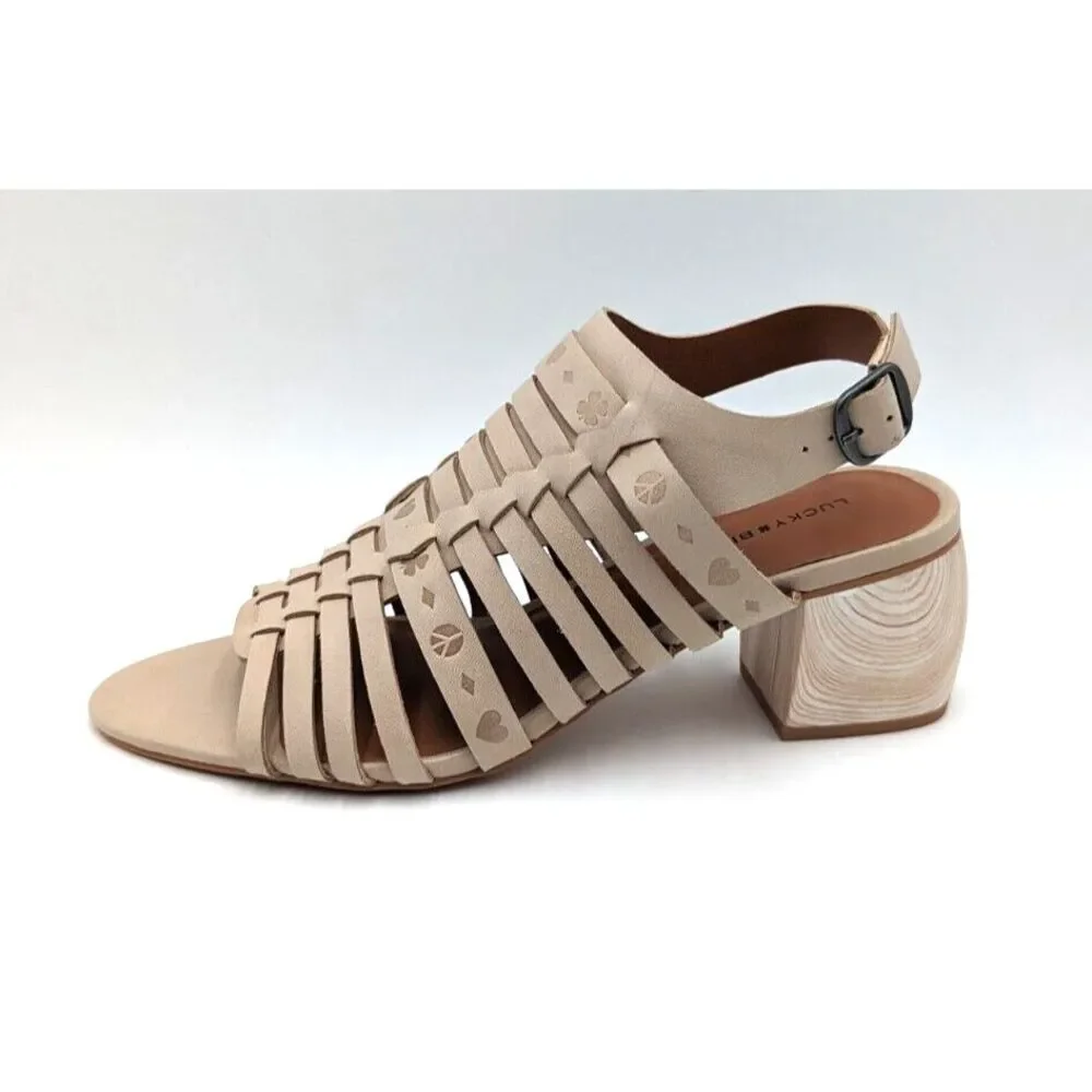 Lucky Brand Women's Natissha High Heel Sandal Heeled Sz 9.5‎ - Picture 7 of 16